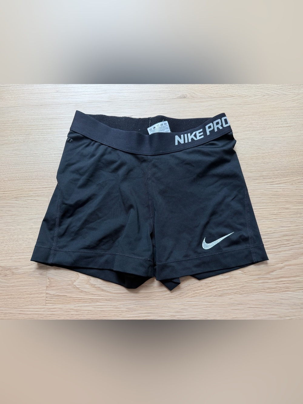 Nike Pro Womens Compression Shorts Black 3 Inch Inseam 589364-010 Size S